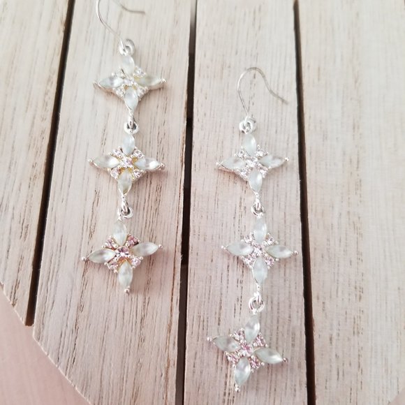 Vintage Bridal Earrings, Chandelier Earrings - Picture 1 of 3